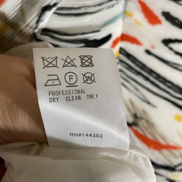 Adeam- NWT! Midi Combo Print Shoulder Detail Dress - Picture 14 of 16